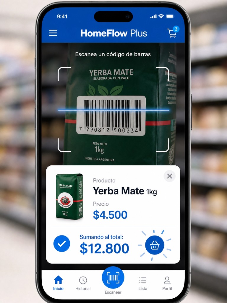 Escáner de precios HomeFlow Plus